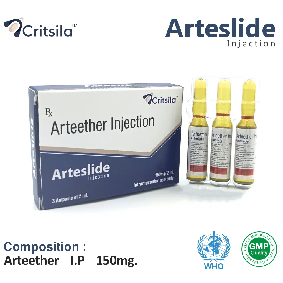 Arteether 150mg Injection at Best Price in PCD Pharma Franchise for Antimalarial and Malaria Treatment, Parasitic Infections